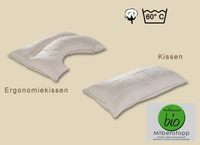 Kissen und Ergonomiekissen